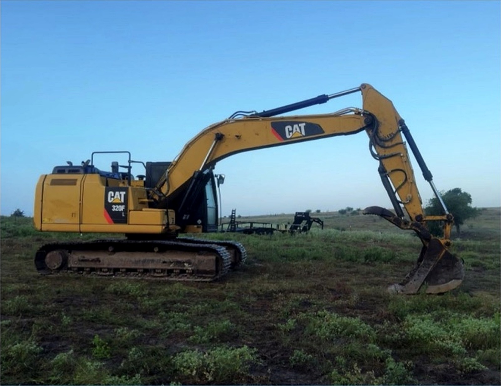 GSI CAT excavator working a Southeast Texas jobsite